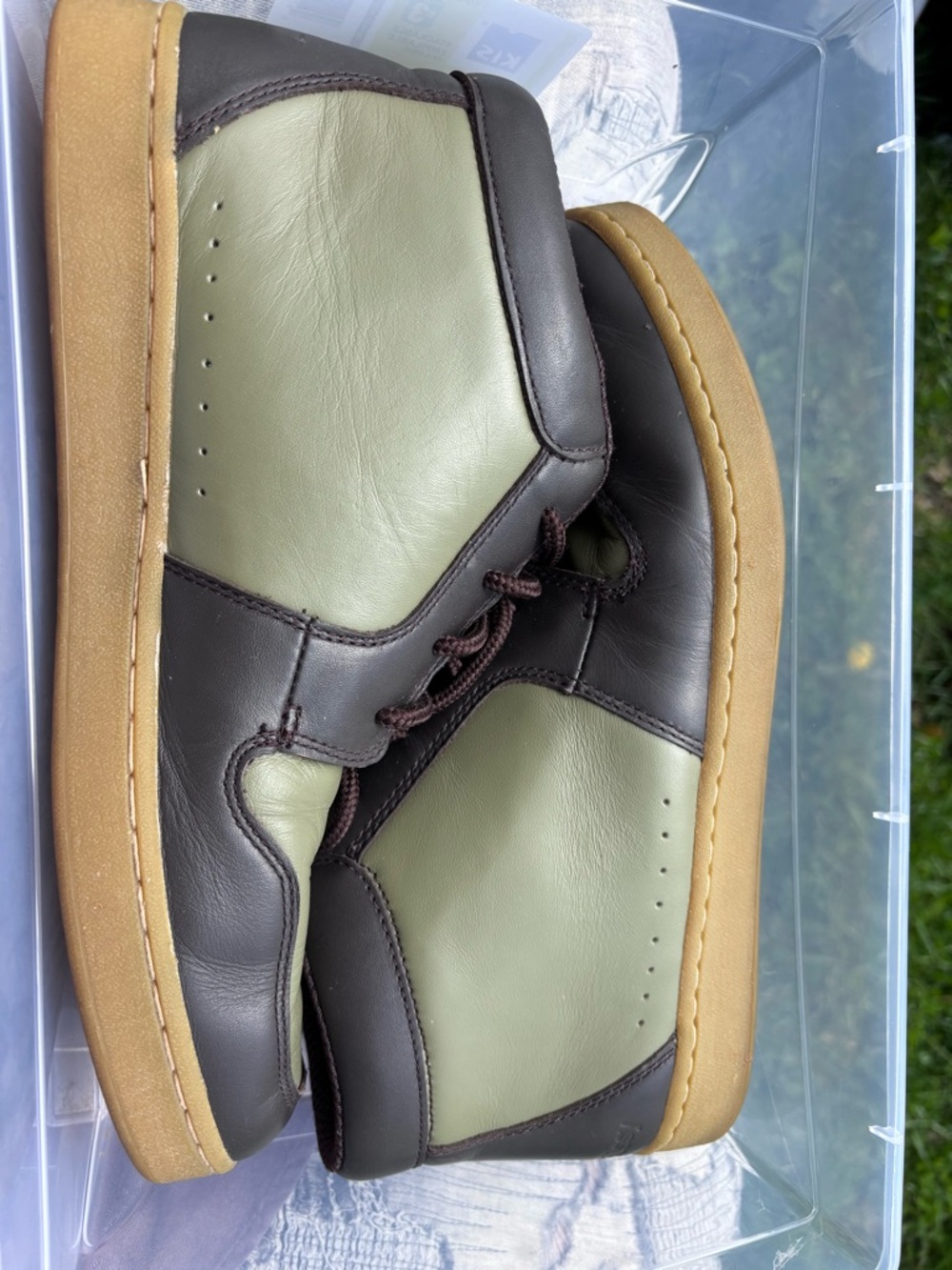 Stussy Olive Green Mid Top Imperial